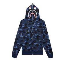 COLOR CAMO 2ND SHARK PULLOVER HOODIE MENS