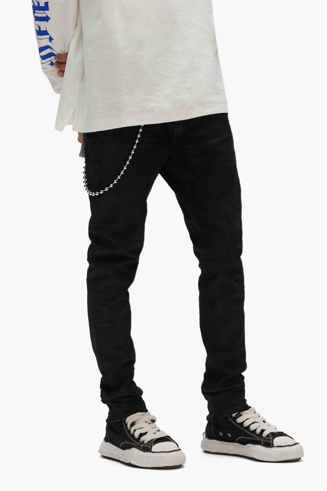 P001 Black Raw "Purple Jeans"